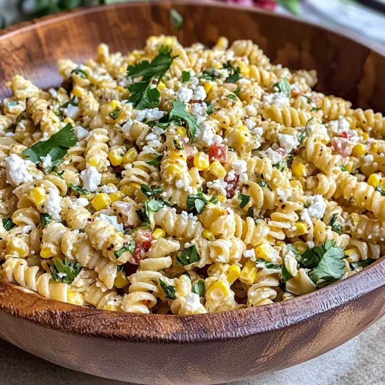 Elote Pasta Salad Recipe (Mexican Street Corn)
