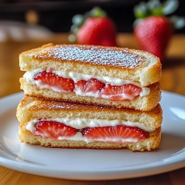 Fried Strawberry Cheesecake Sandwiches