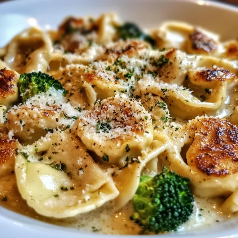 Garlic Parmesan Chicken Tortellini
