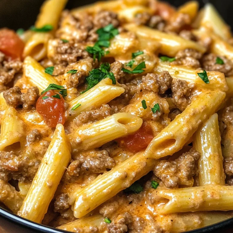 High Protein Creamy Beef Pasta Recipe for Quick Weeknight Dinners