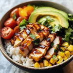 Honey Chipotle Chicken Rice Bowls