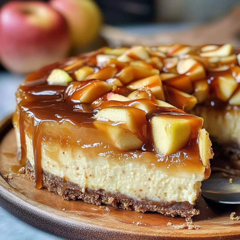 Karamell-Apfel-Käsekuchen