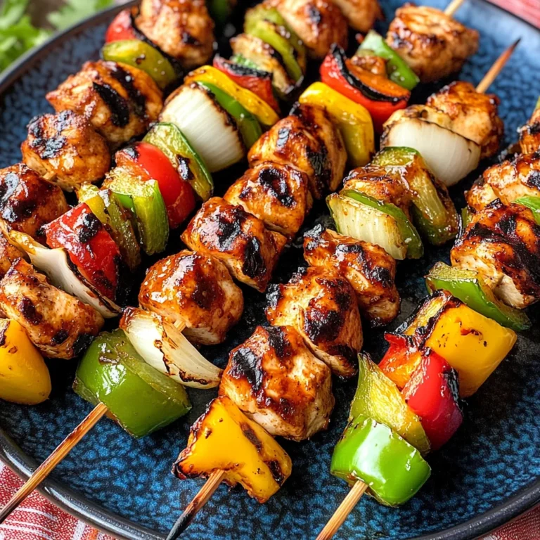 Mexican Barbecue Chicken Skewers