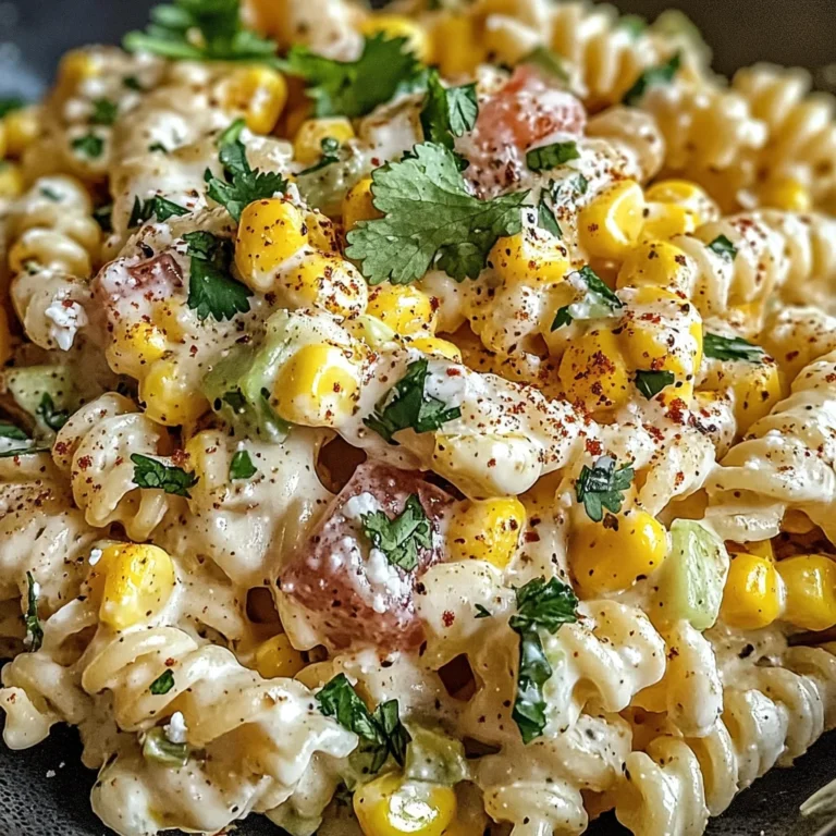 Mexican Street Corn Pasta Salad is a must-try dish!