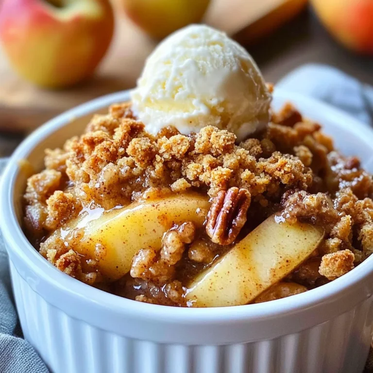 Mini Apple Walnut Crumble