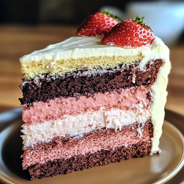 Neapolitan Cake