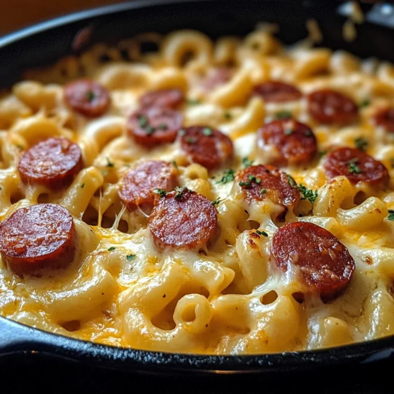 One-Pot Kielbasa Mac and Cheese