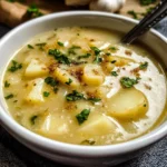 Roasted Garlic Potato Soup