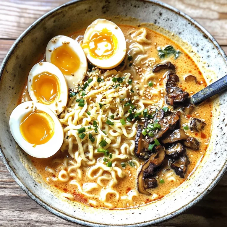 Spicy Coconut Curry Ramen