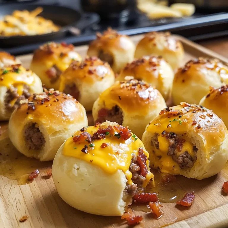 Turkey Bacon Cheeseburger Bombs Recipe