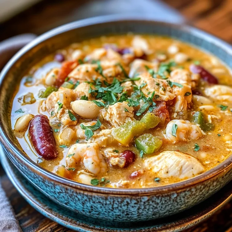 Cajun White Chicken Chili