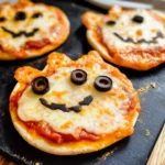 Easy Mini Halloween Pizzas