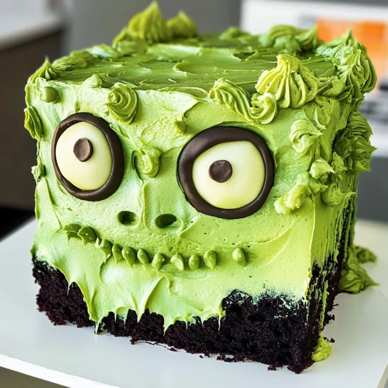 Frankenstein Cake