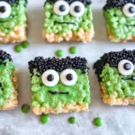 Frankenstein Halloween Rice Krispie Treats