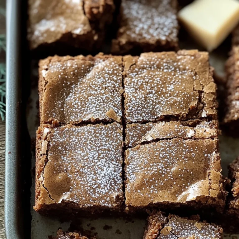 Gingerbread Brownies