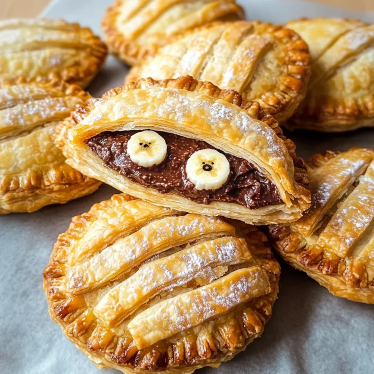 Nutella Mummy Hand Pies