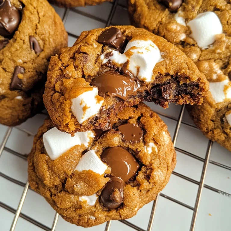 Pumpkin S'mores Cookies