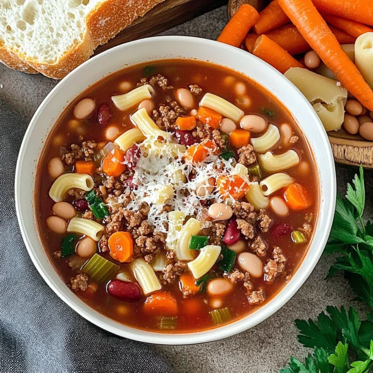 Copycat Olive Garden Pasta E Fagioli Soup
