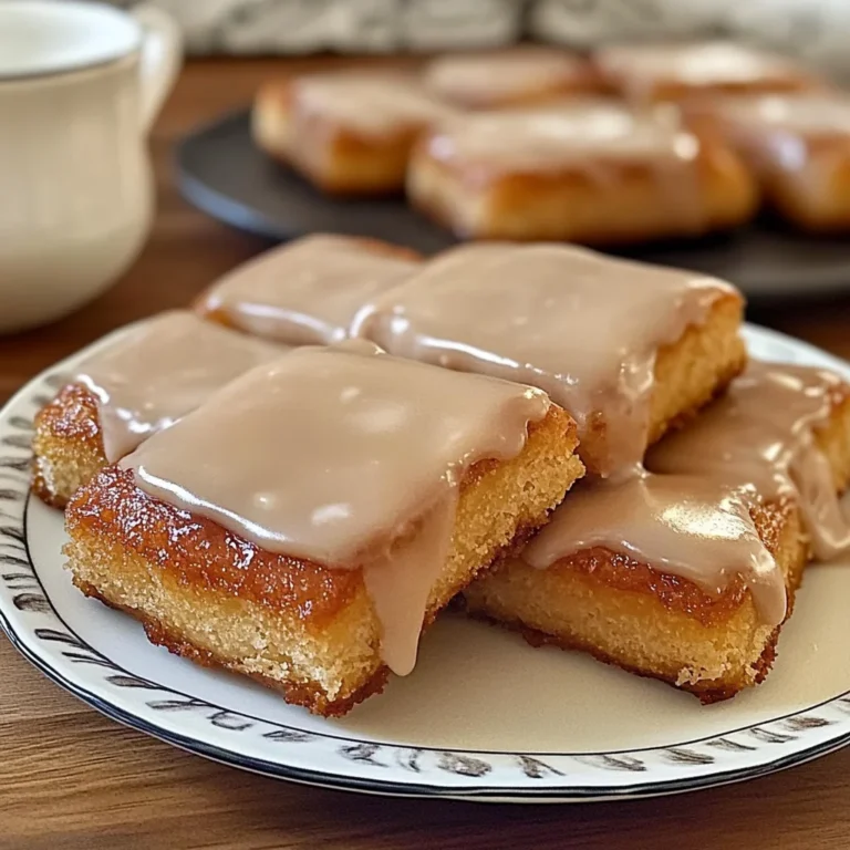 Soft Baked Maple Donut Bars