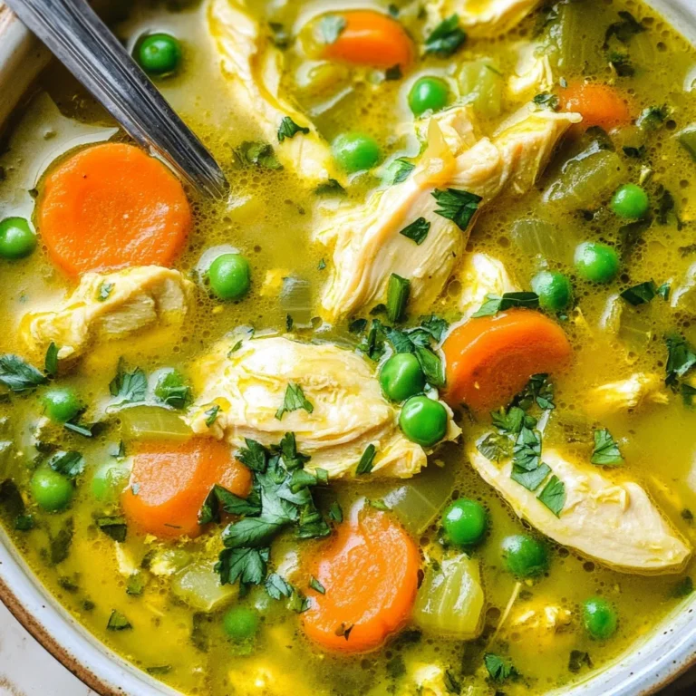 Anti Inflammatory Turmeric Chicken Soup