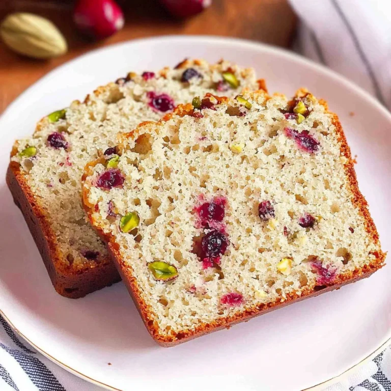 Cranberry Pistachio Bread