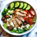 Greek Salad with Chicken