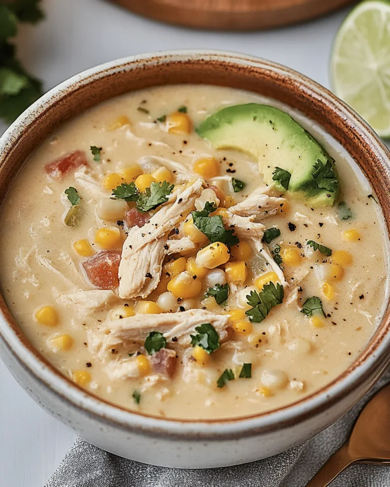 Mexican Street Corn White Chicken Chili Recipe