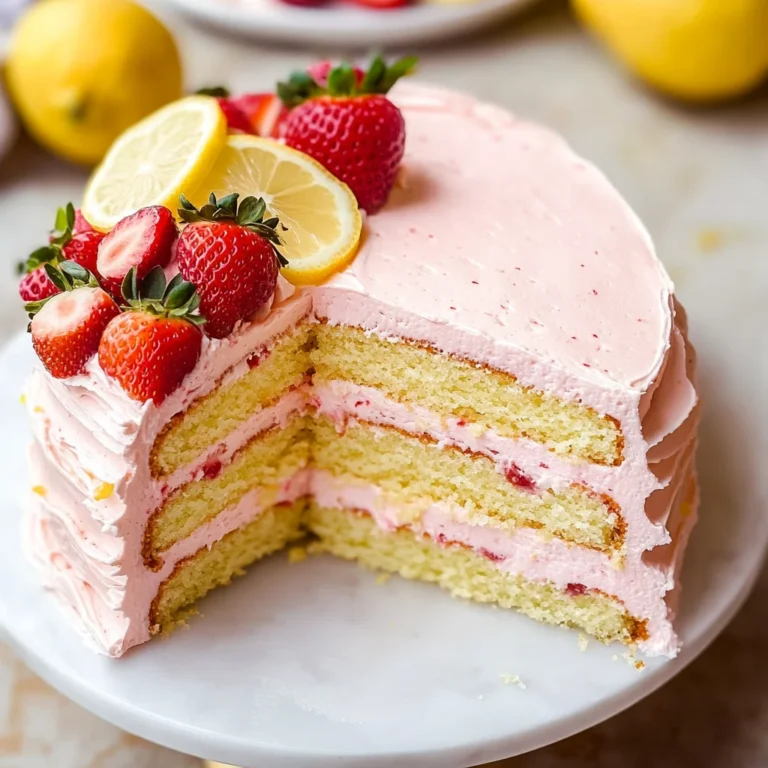Strawberry Lemon Cake