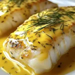 Cabillaud au Four à la Moutarde et Crème Citronnée : Un Plat Léger et Savoureux