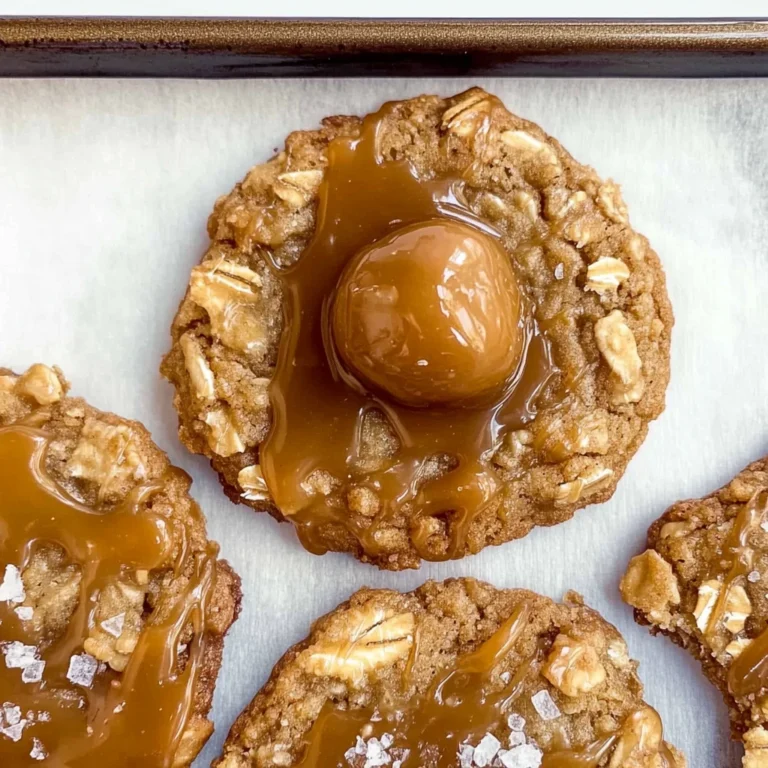 Caramel Oatmeal Cookies