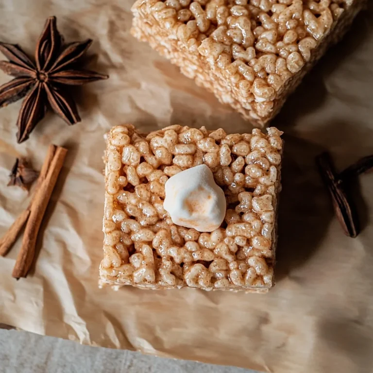 Chai Spiced Rice Krispie Treats