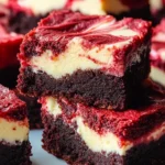Decadent Red Velvet Cheesecake Brownies