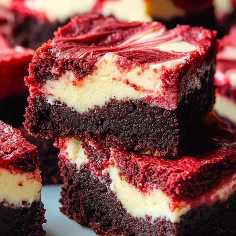 Decadent Red Velvet Cheesecake Brownies
