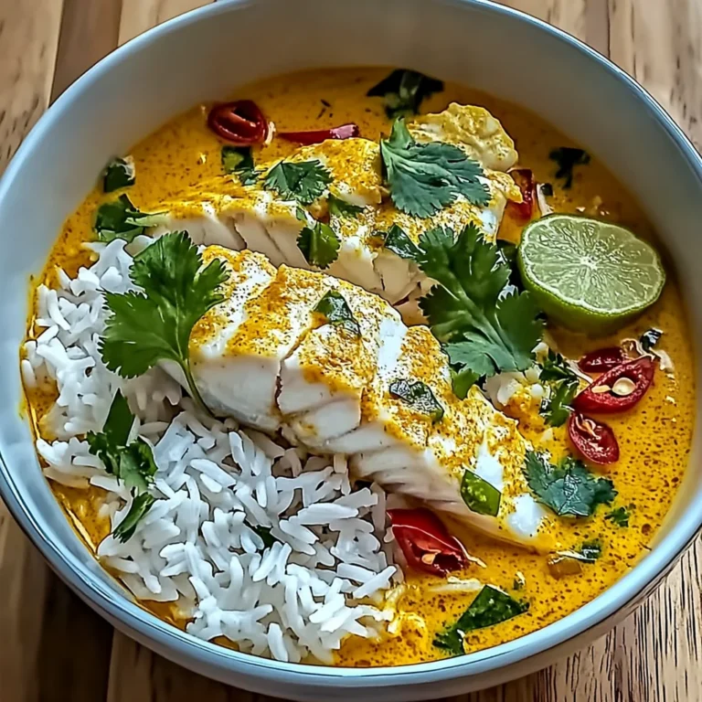 Easy Coconut Lime Fish Curry with Jasmine Rice: An Incredible 7-Step Recipe