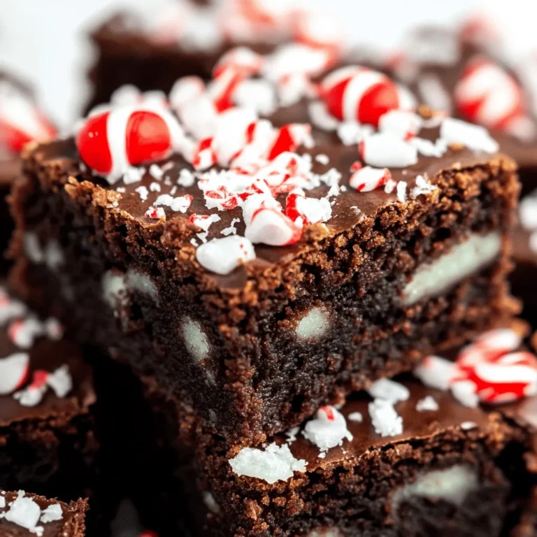 Fudgy Peppermint Brownies