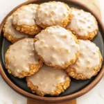 Iced Pumpkin Oatmeal Cookies