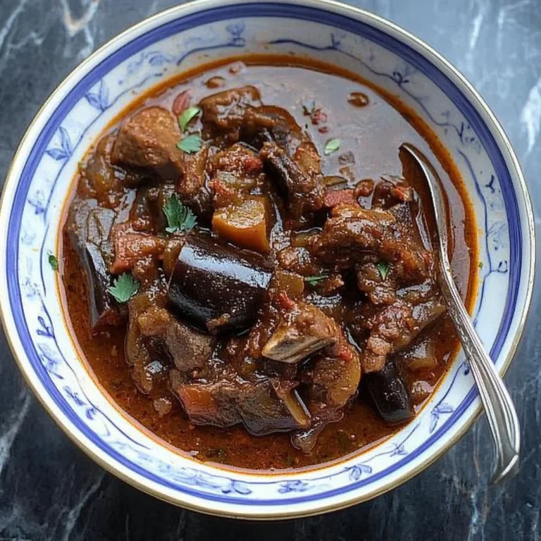 Lamb Stew with Eggplant