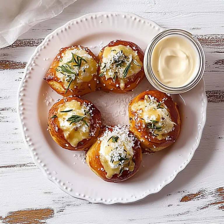 Mozzarella Stuffed Rosemary Parmesan Soft Pretzels