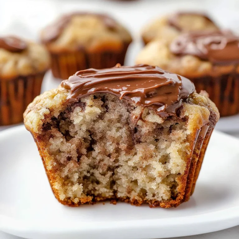 Nutella Banana Muffins