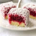 Raspberry Lamingtons