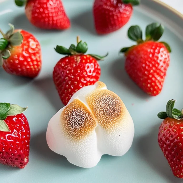 Toasted Marshmallow Strawberries